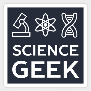 Funny Science Geek T-Shirt Sticker